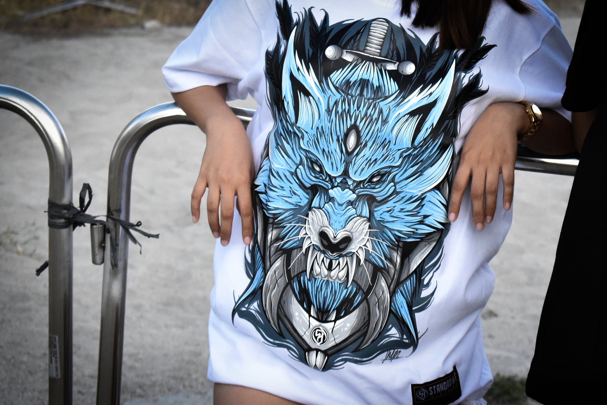 Wolf White shirt