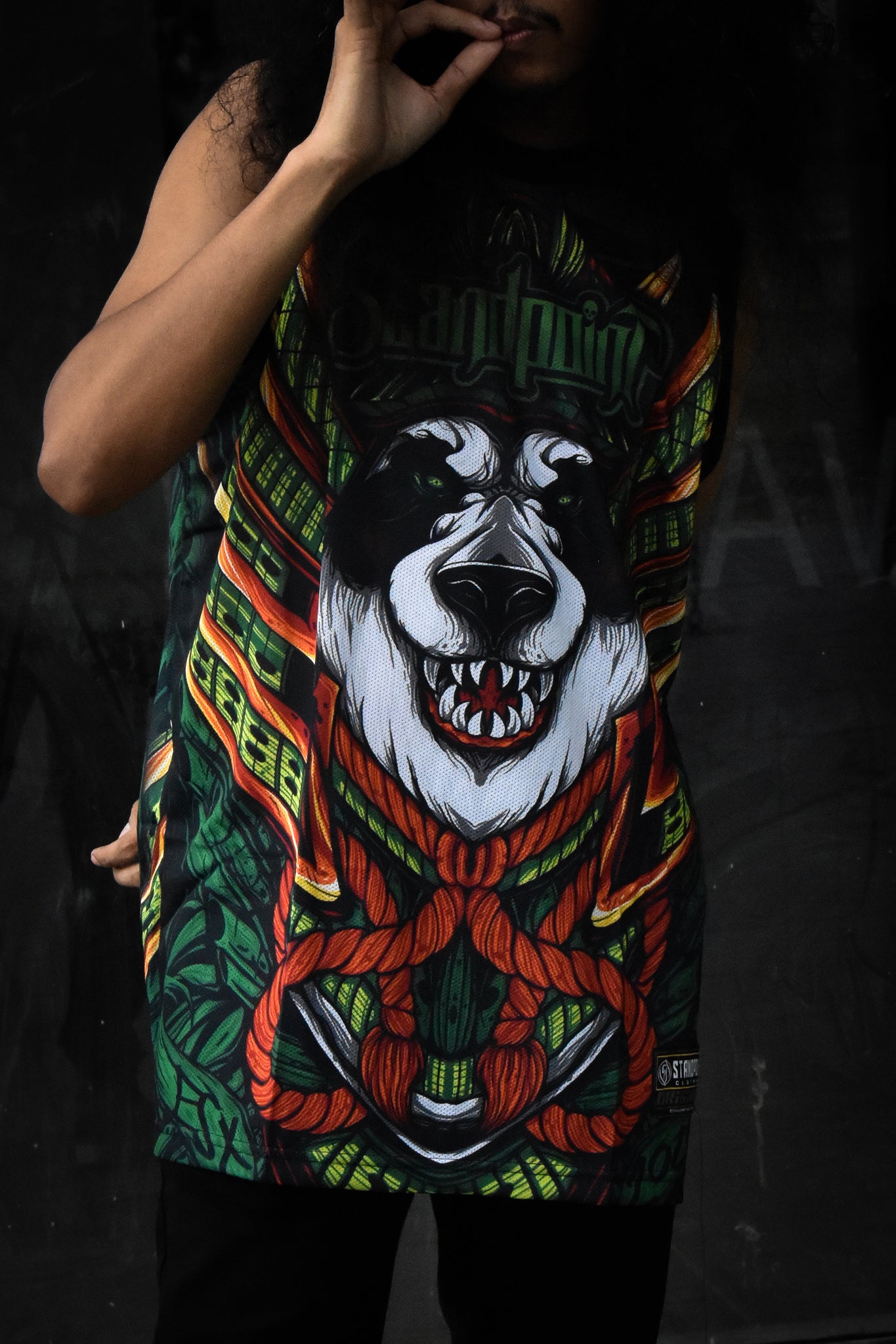 KUMANEKO WARRIOR (Jersey Tank top)