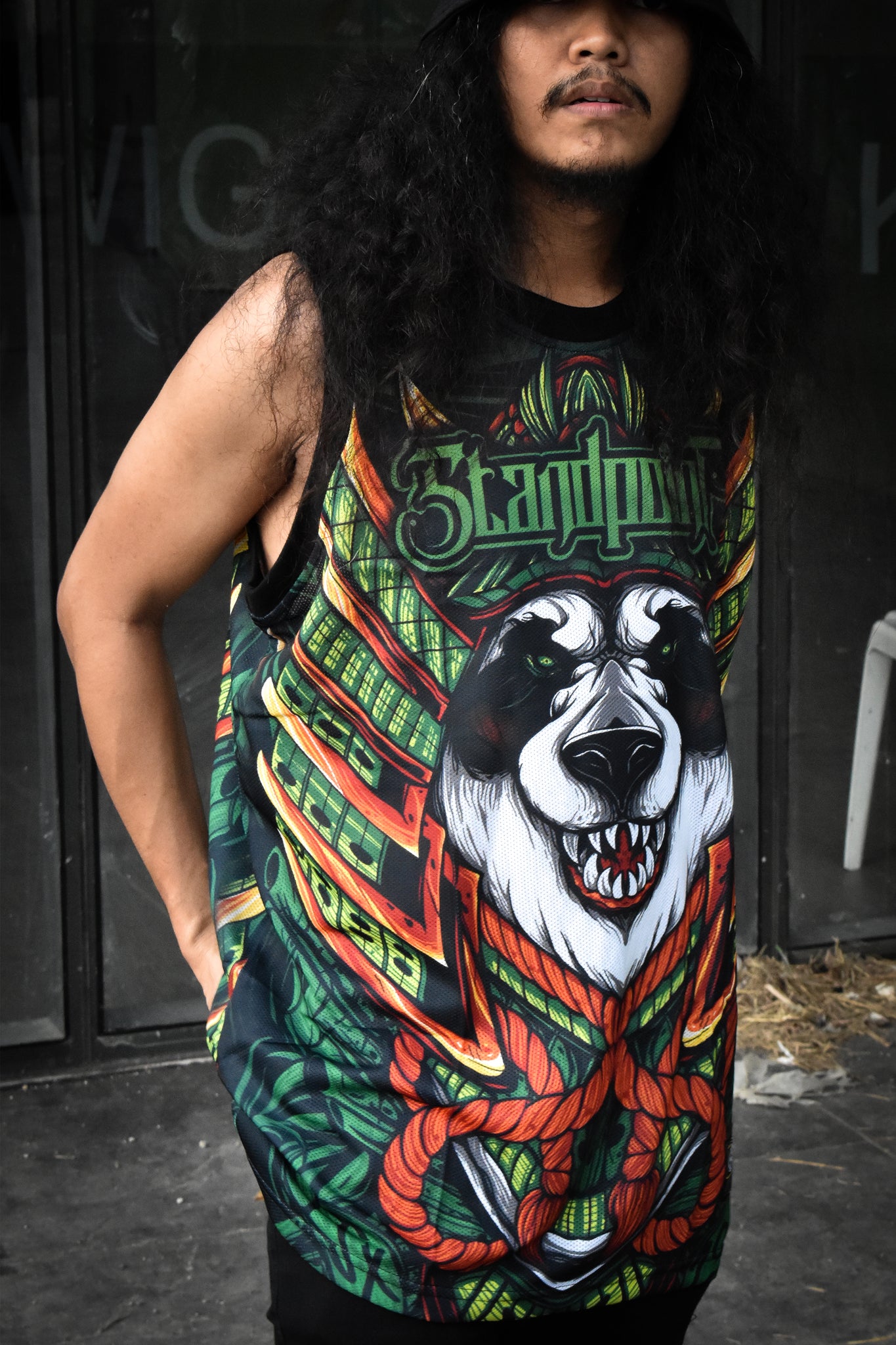 KUMANEKO WARRIOR (Jersey Tank top)