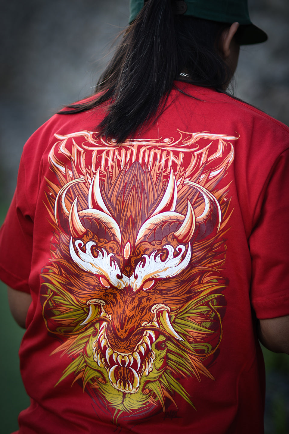 Gothic dragon RED