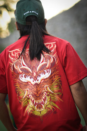 Gothic dragon RED