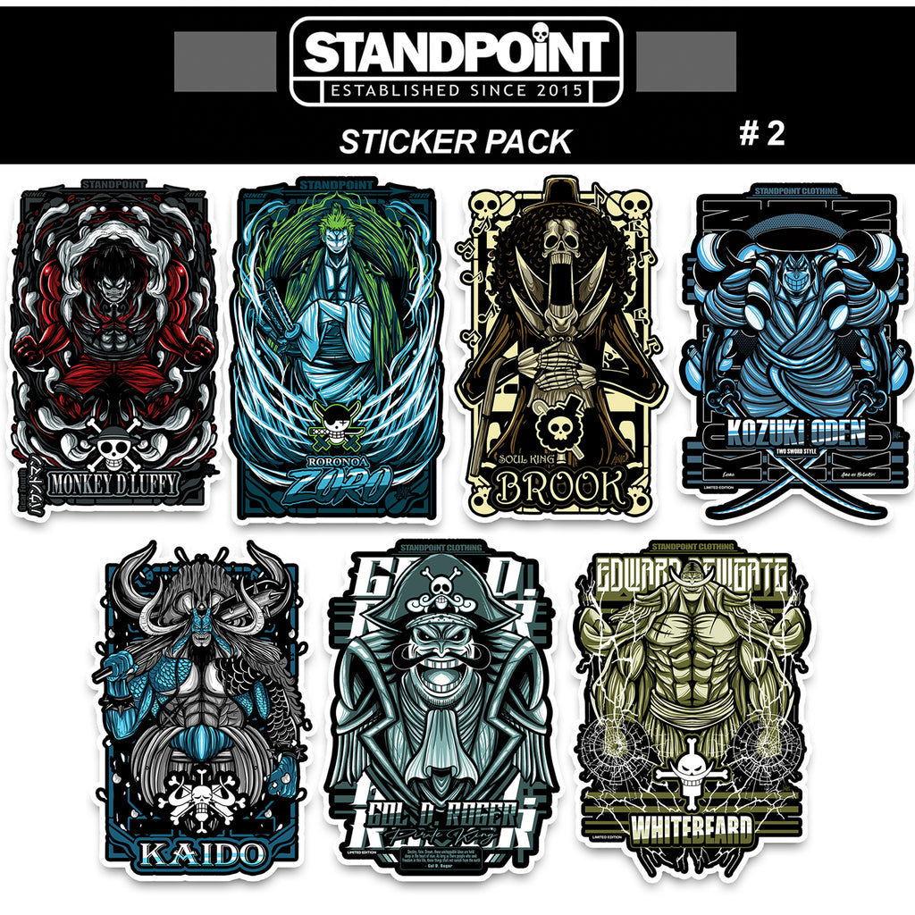 STANDPOINT ™ STICKER PACK #2 (Vinyl Sticker Waterproof Laminated) 7PCS